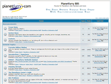 Tablet Screenshot of planetfurry.com